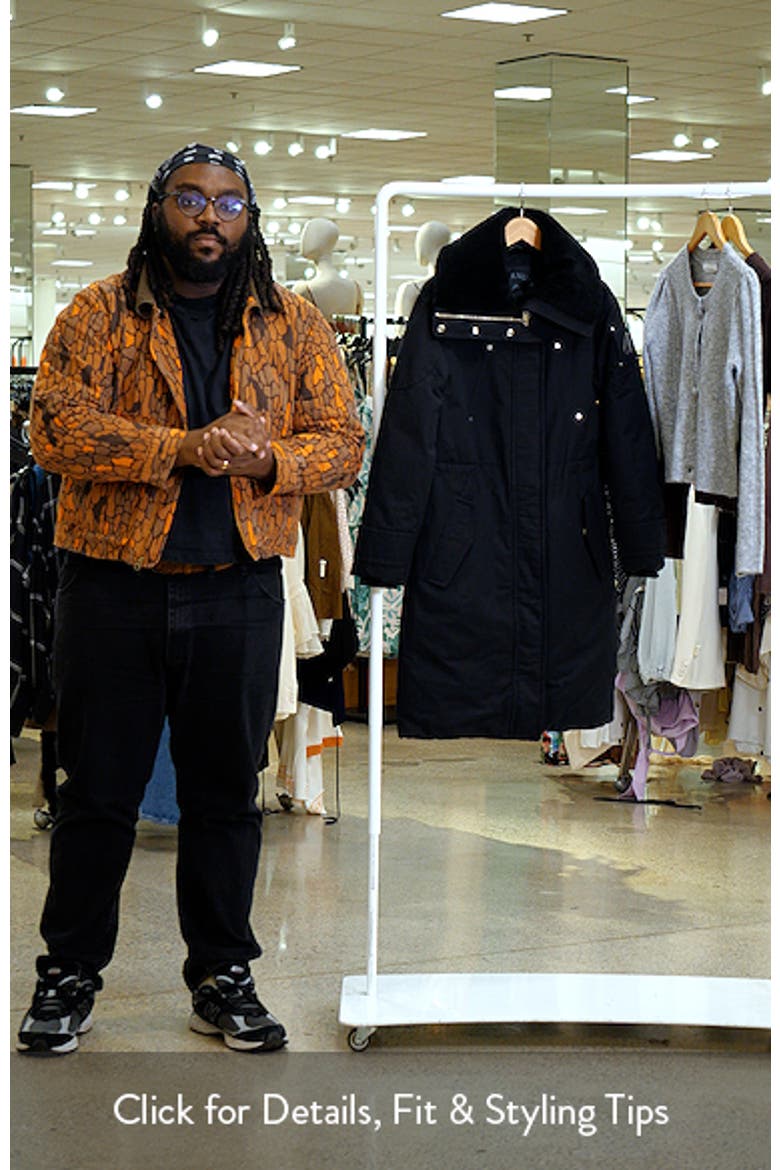 Moose Knuckles Original Storm Water Repellent Genuine Shearling