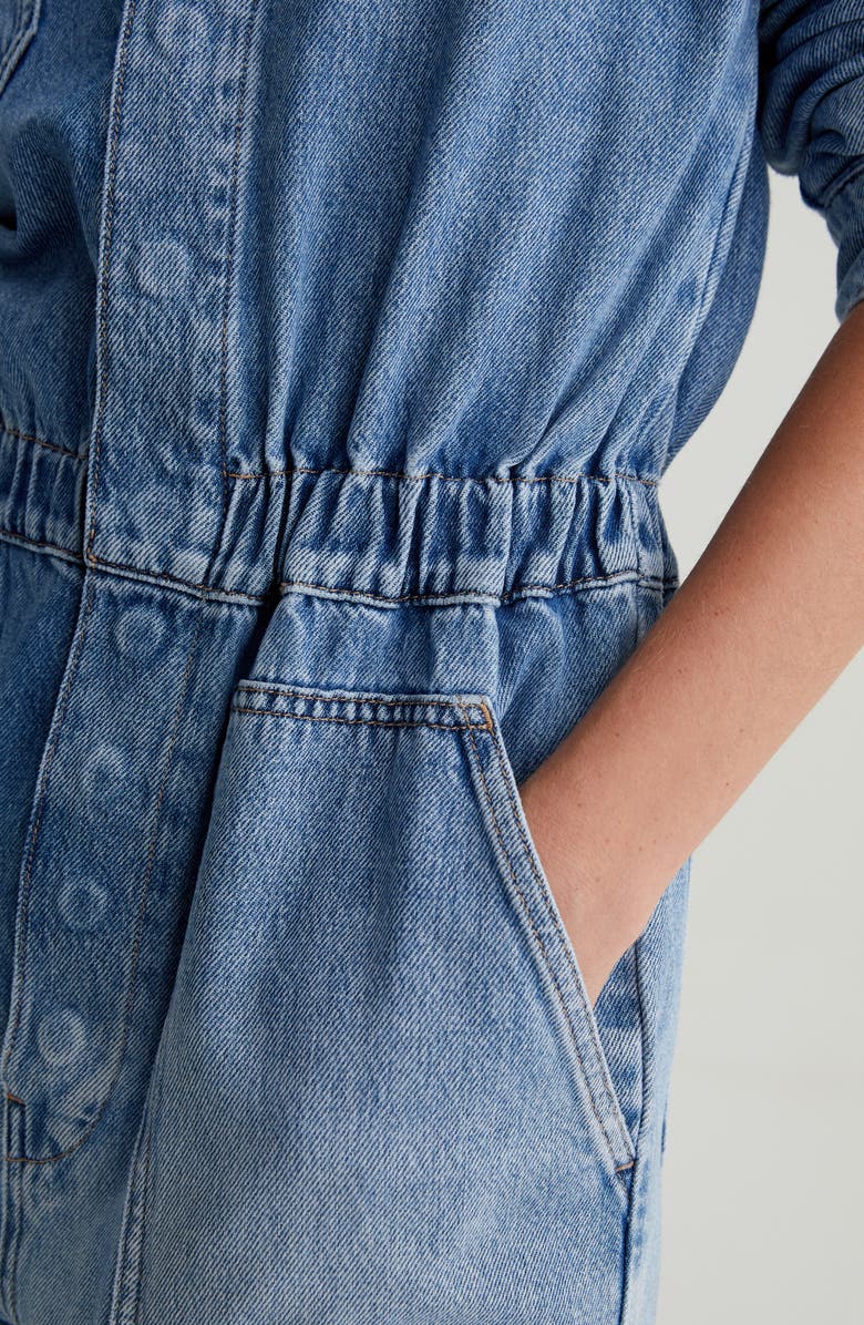 AG Nita Nonstretch Denim Jumpsuit, Alternate, color, 