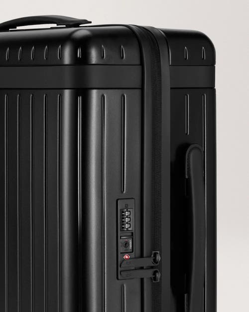 Carl Friedrik The Carry-on Zipped Suitcase In Black/black