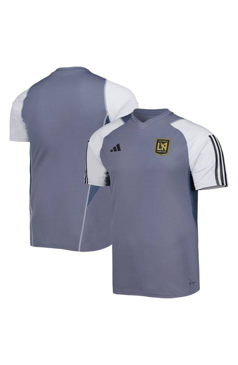 adidas Men's adidas Gray LAFC 2023 On-Field Training Jersey, Main, color, 