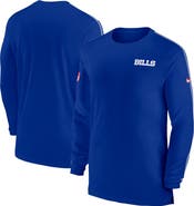 Nike Men's Nike Royal Buffalo Bills Sideline Coach UV Performance Long Sleeve T-Shirt