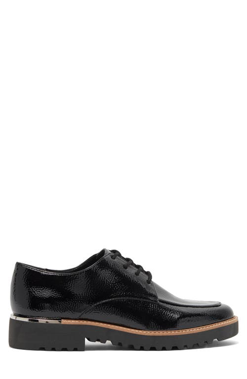 Franco Sarto Charles Patent Derby In Black/tan