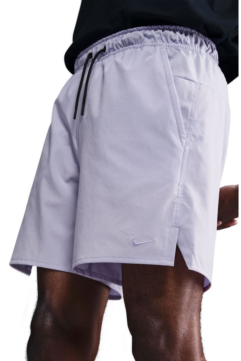 Dri-FIT Unlimited 7-Inch Unlined Athletic Shorts, Alternate, color, HYDRANGEAS/ BLACK