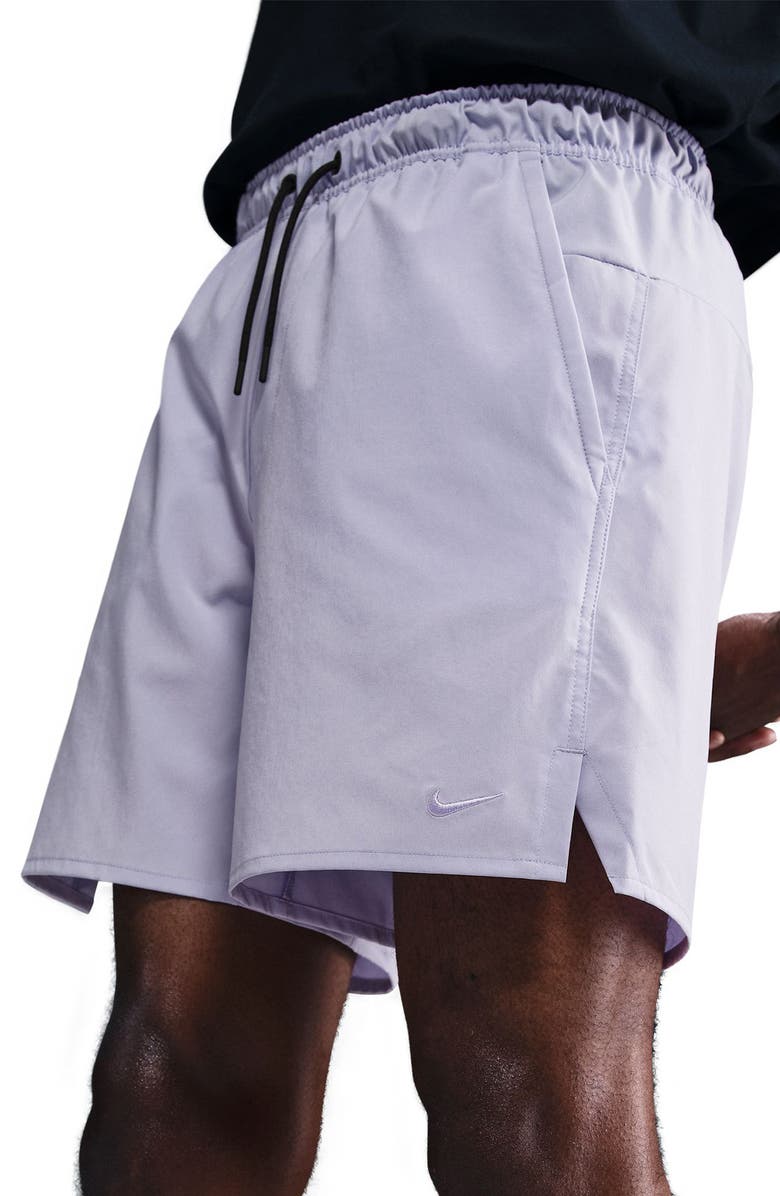 Nike Dri-FIT Unlimited 7-Inch Unlined Athletic Shorts, Alternate, color, Hydrangeas/ Black