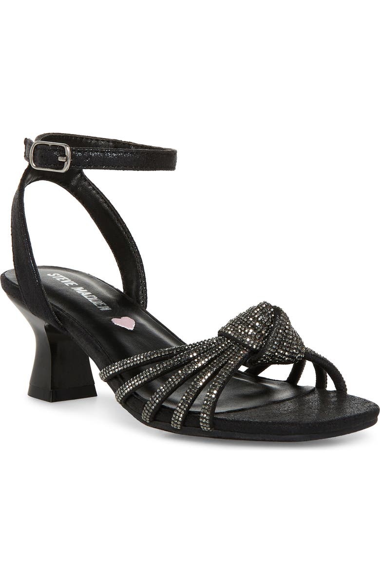 Steve Madden Kids' JLucia Rhinestone Strappy Sandal, Main, color,