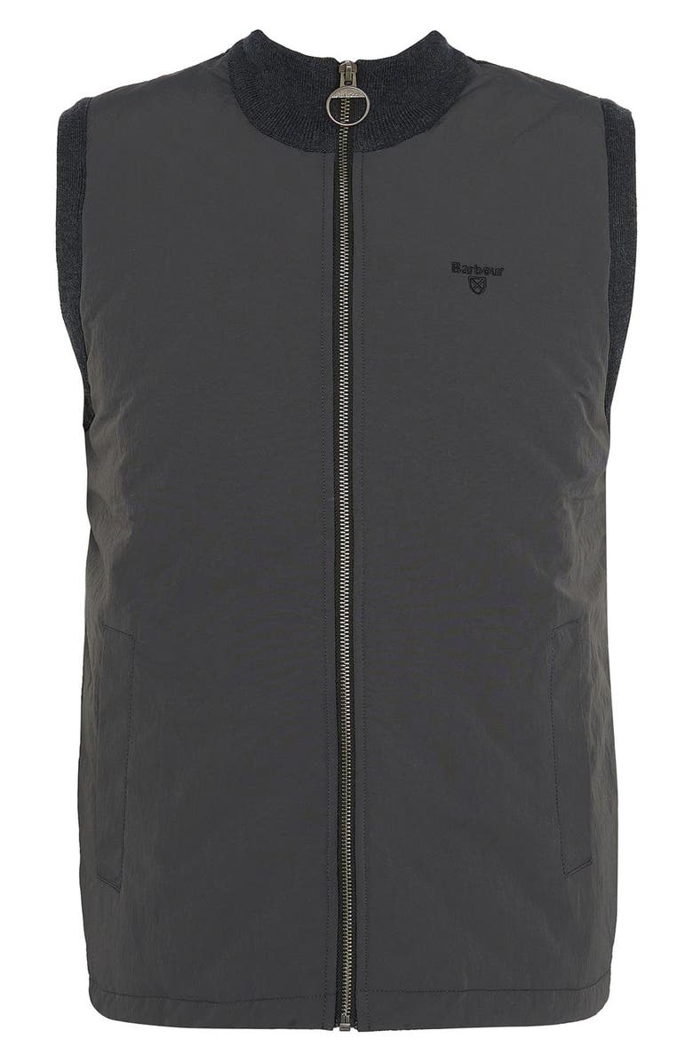 Barbour Leyburn Cotton & Wool Zip-Up Vest, Alternate, color, 