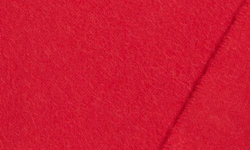 Johnstons Of Elgin Plain Fringed Cashmere Throw Blanket In Red