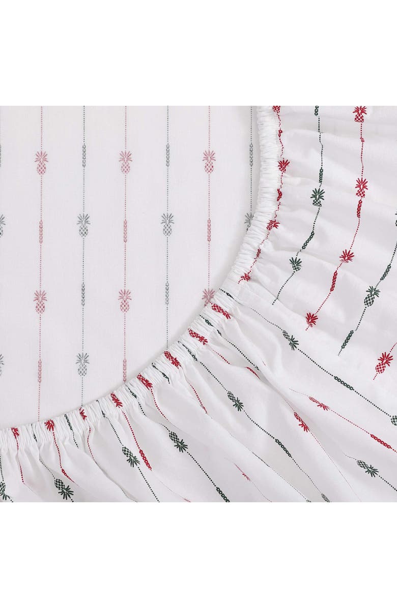 Tommy Bahama Pineapple Pinestripe Cotton Sateen Sheet Set, Alternate, color, 