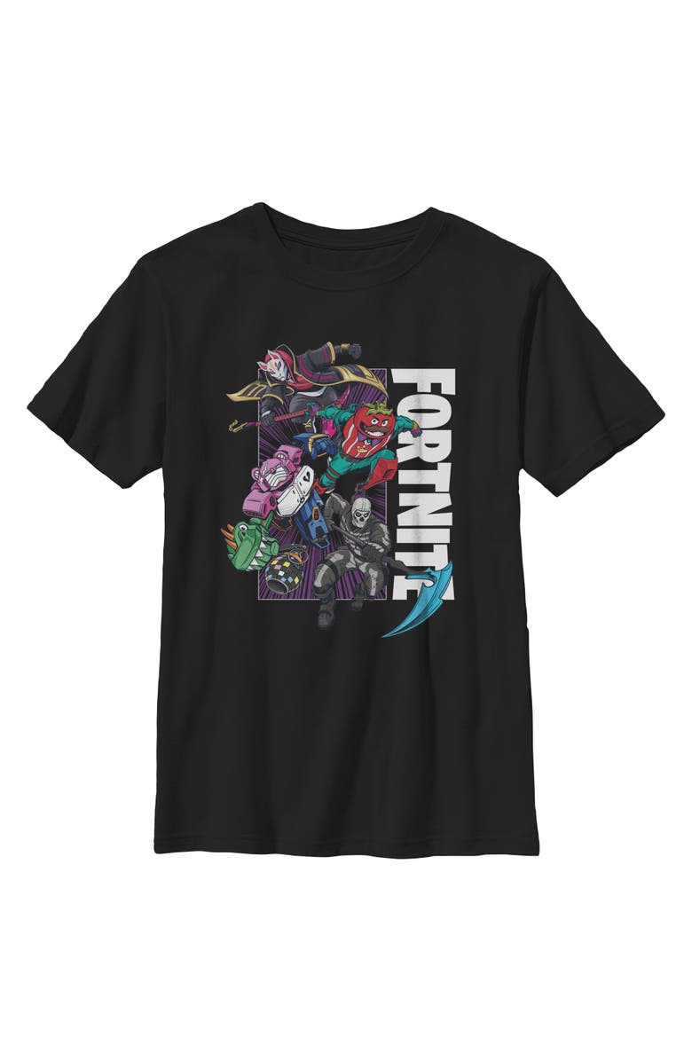 FORTNITE Boy's Fortnite Squad Up Logo Graphic T-Shirt, Main, color, Black