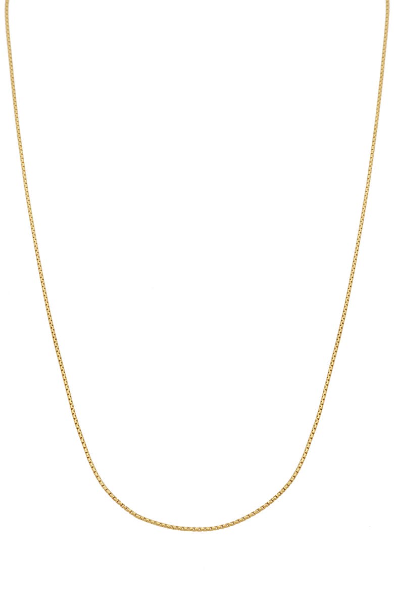 Bony Levy 14K Gold Liora Box Chain Necklace, Main, color, 14K Yellow Gold