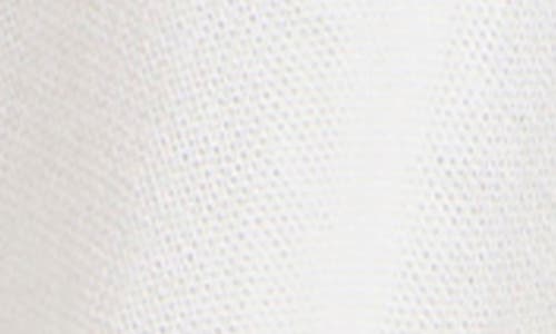 Bruno Magli Open Knit Trim Ruana In White