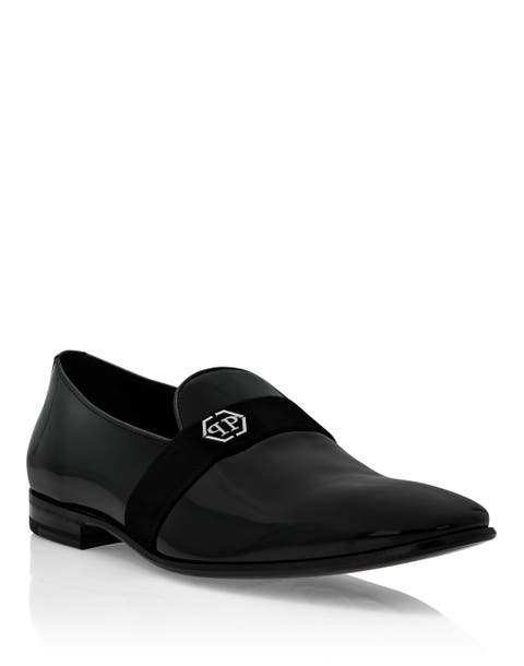 Patent Leather Loafers Hexagon Men