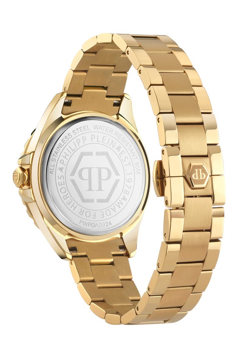 Heaven Goldtone Bracelet Watch, 38mm, Alternate, color, GOLD1
