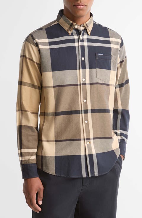 Dunoon Tartan Cotton Button Down Shirt