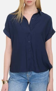 Blu Pepper Short Sleeve Button-Up Shirt
