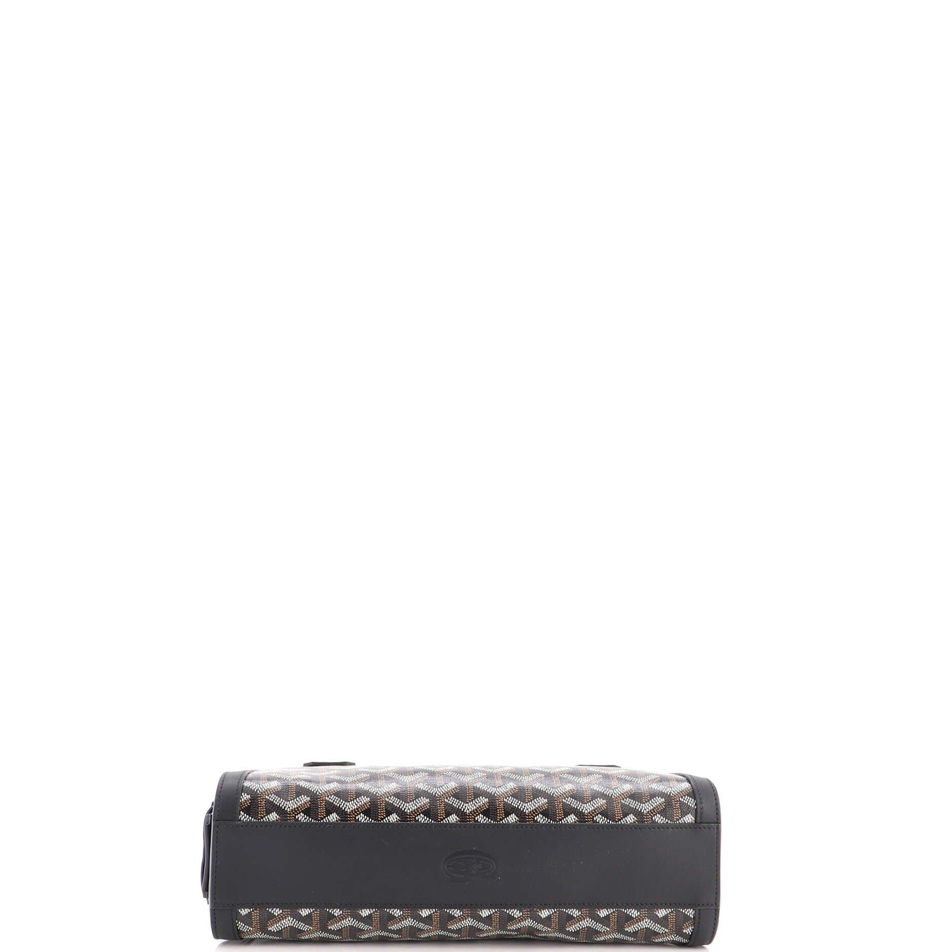 Bonbonniere Bag Coated Canvas, Alternate, color, Black