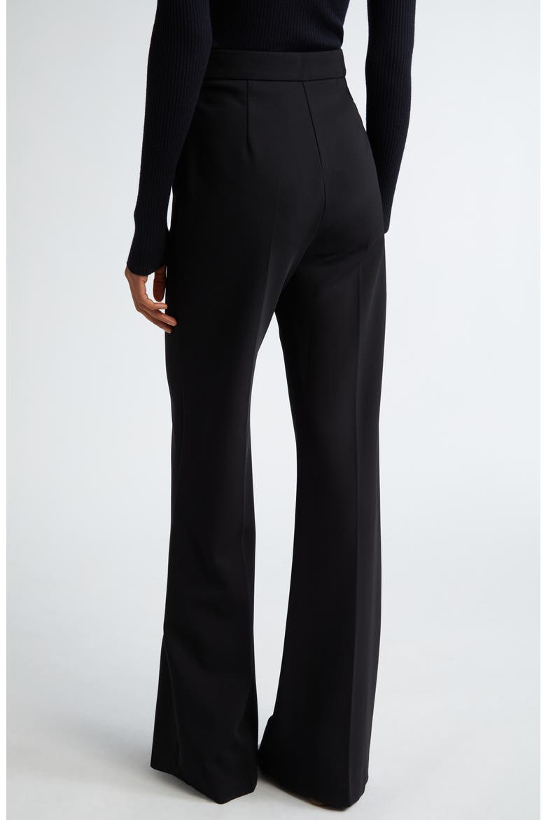 Norcia Flare Leg Pants, Alternate, color, BLACK