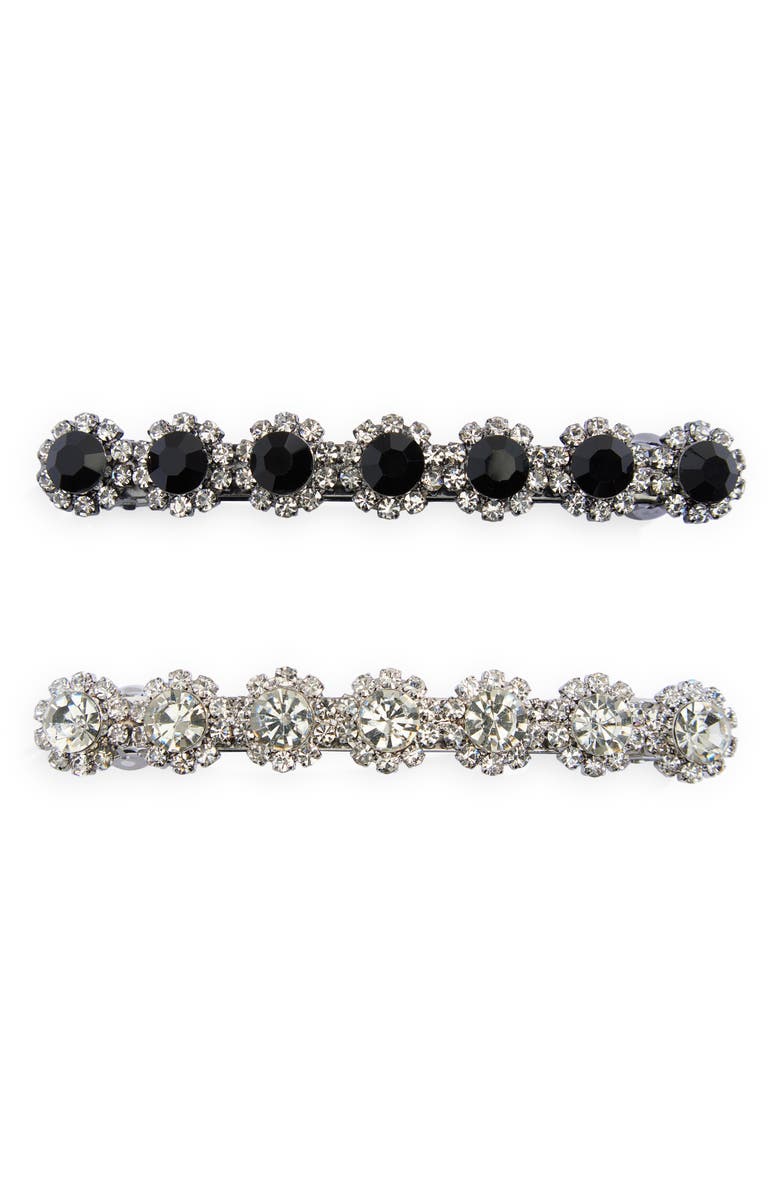Tasha Assorted 2-Pack Rhinestone Barrette Set, Main, color,