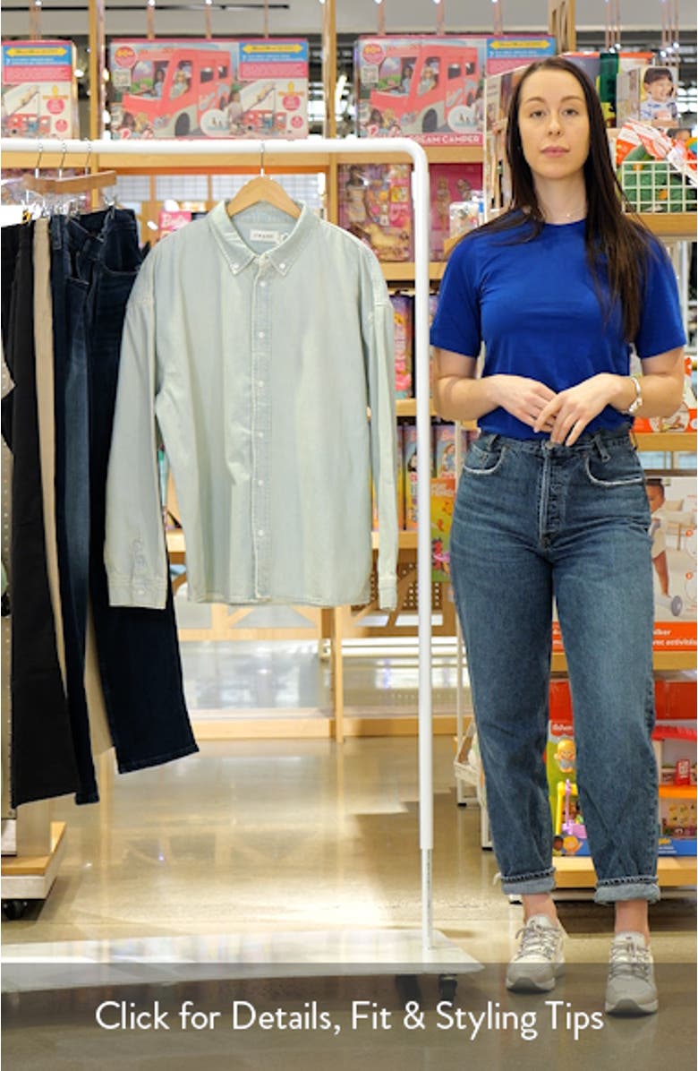 Modern Denim Button-Down Shirt, sales video thumbnail