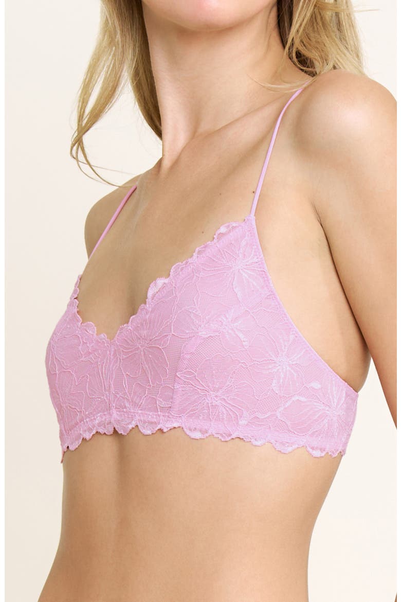 Jessa Lace Bralette, Alternate, color, PETAL