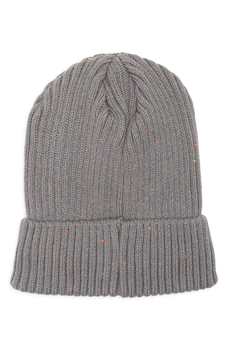 Rainforest Speckled Knit Beanie, Alternate, color, Mead Gray