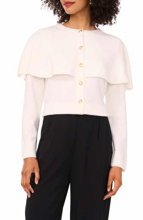 Vince Camuto Cape Detail Cardigan