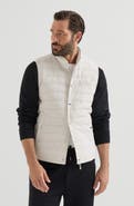 Brunello Cucinelli Bonded taffeta lightweight down vest