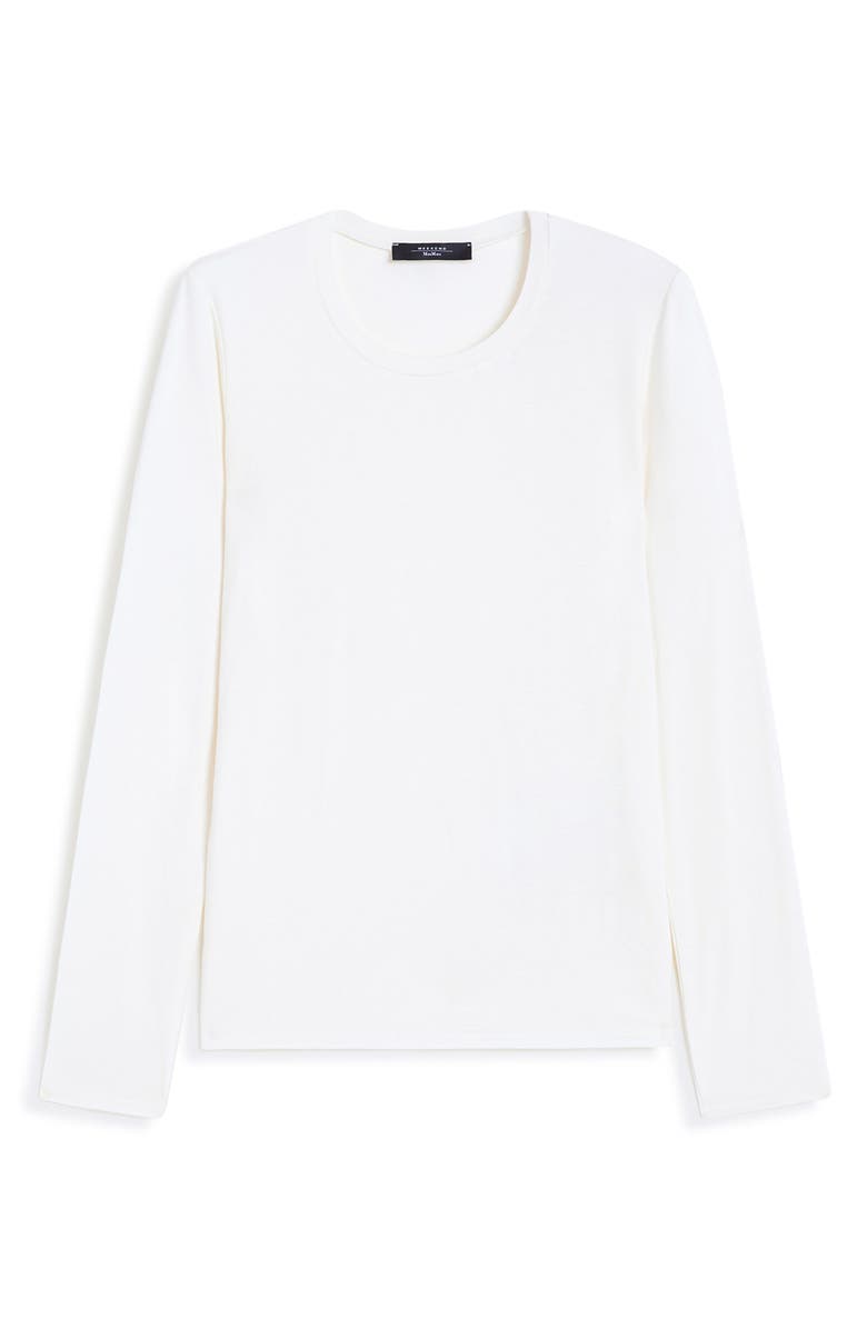 Weekend Max Mara Multie Crewneck Knit Top, Alternate, color, Ecru