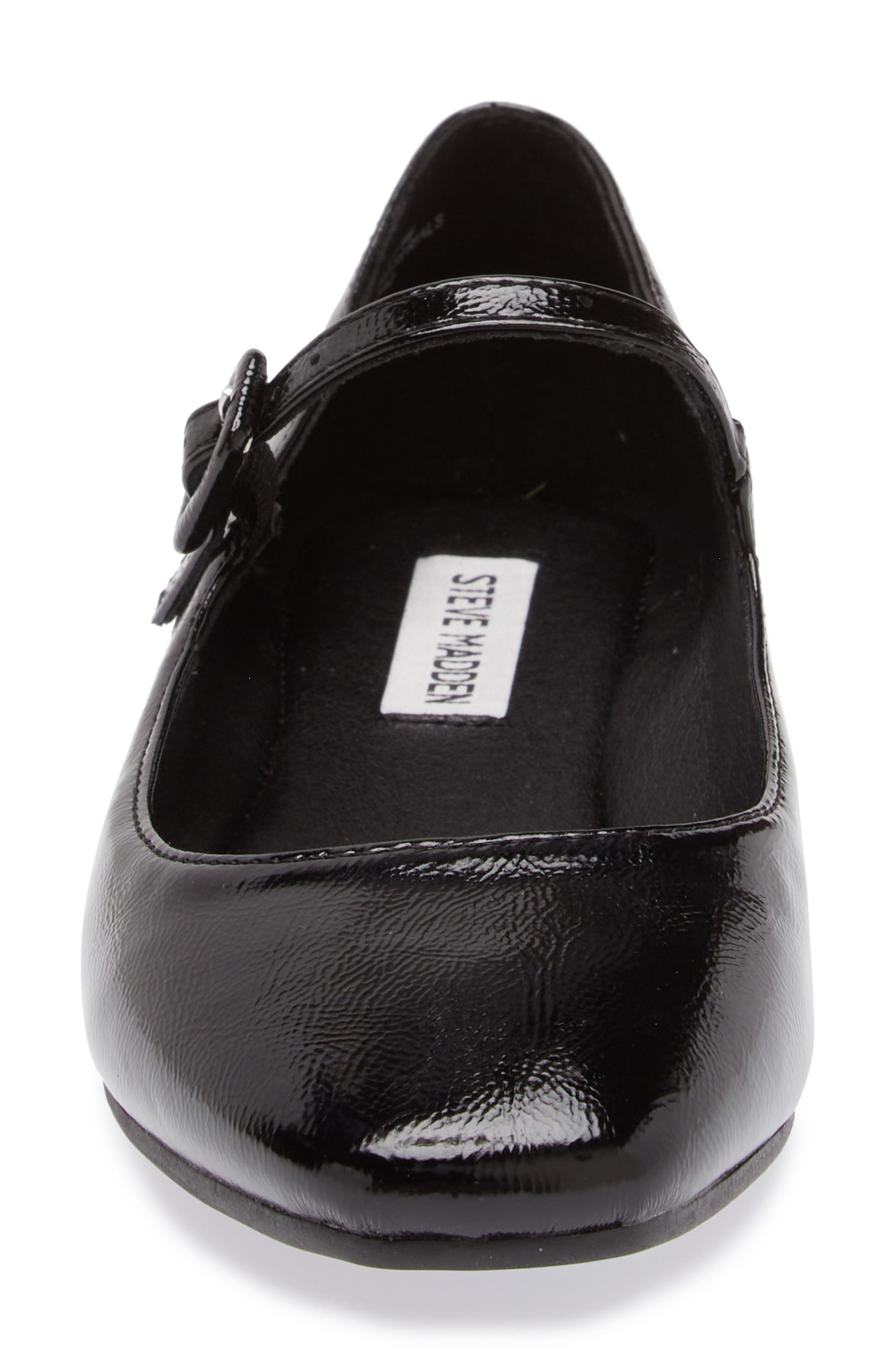 Steve Madden Caddie Mary Jane Flat, Alternate, color, Black Patent