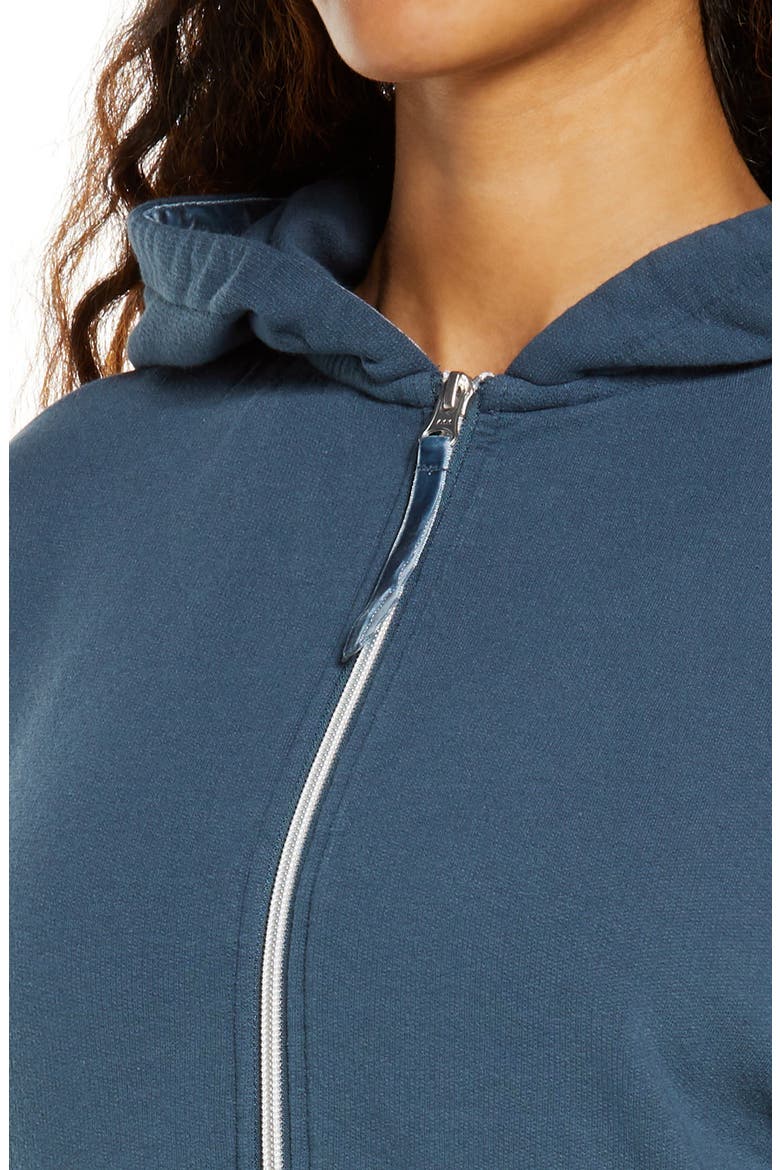 Abbi Half Moon Zip Hoodie, Alternate, color, STARRY NIGHT