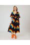  Black W/ Rainbow Print