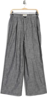 THE GREAT. The Sawyer High Waist Wide Leg Cotton Pants
