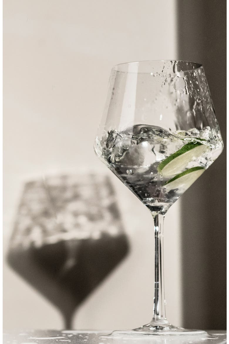 Pure Beaujolais Set of 6 Wine Glasses, Alternate, color, CLEAR