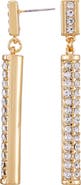 Vince Camuto Pavé Crystal Drop Earrings