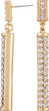 Vince Camuto Pavé Crystal Drop Earrings