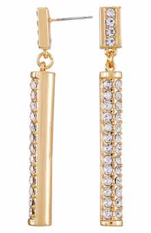 Vince Camuto Pavé Crystal Drop Earrings