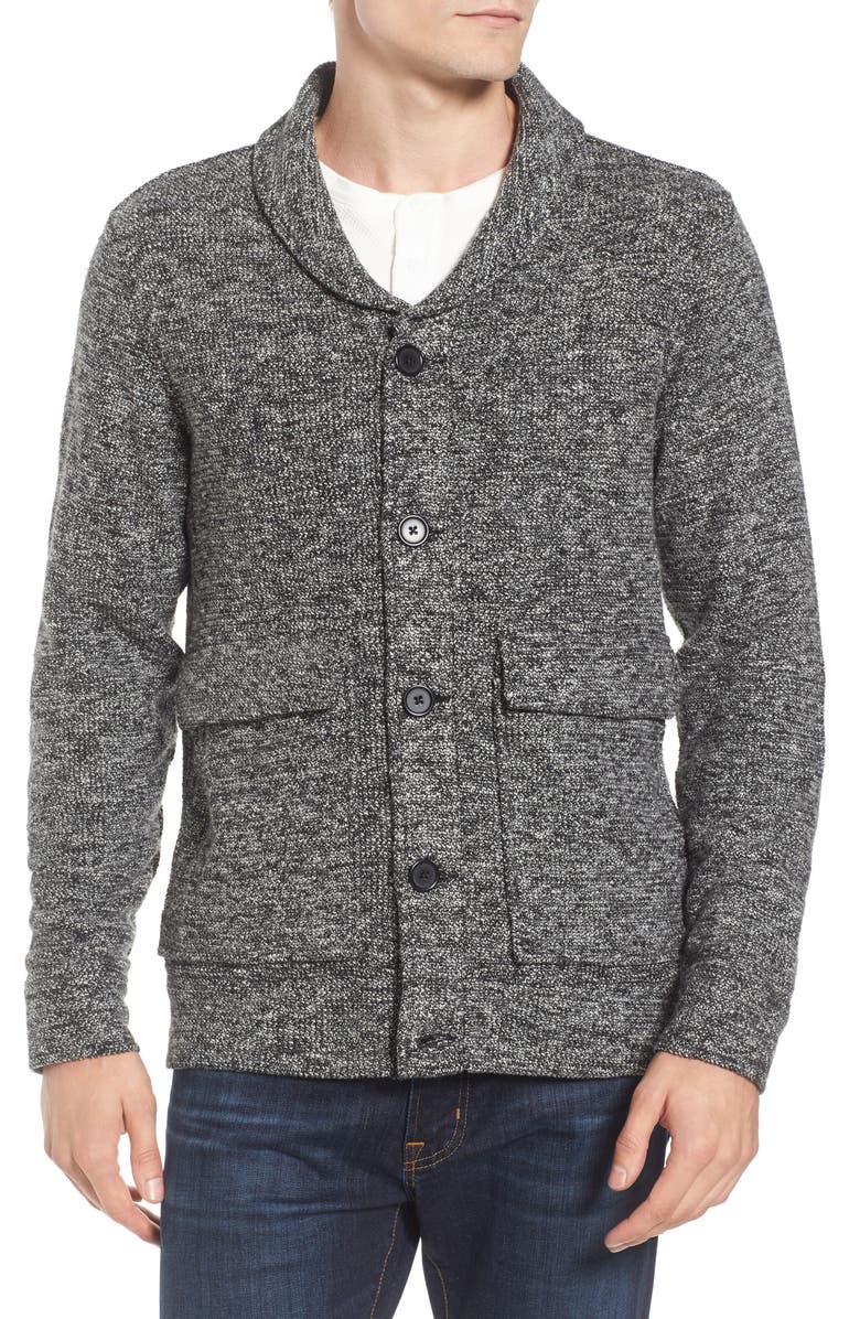 Tunellus Shawl Neck Cardigan, Alternate, color, 