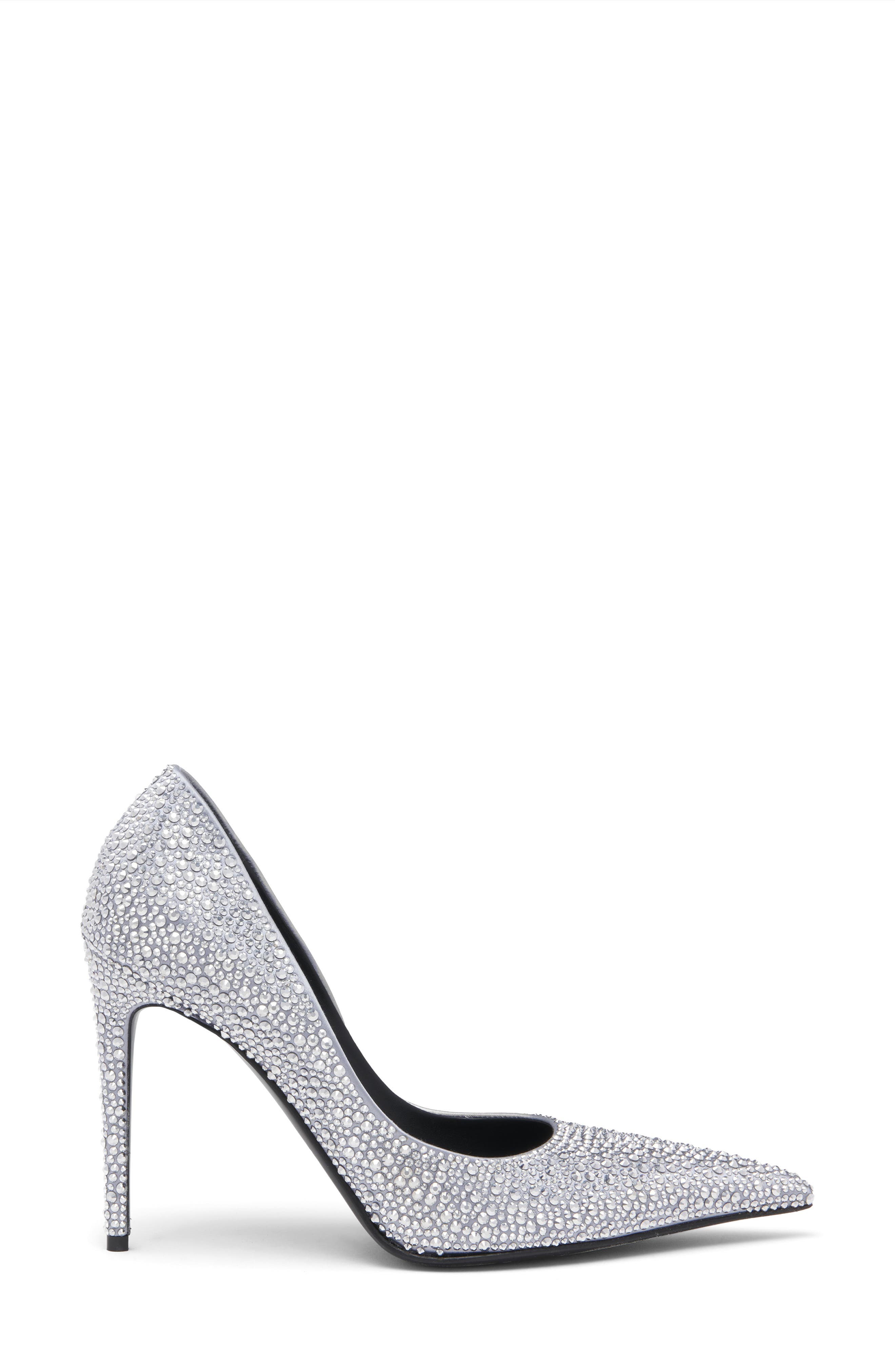 McQueen Skull Pump, Alternate, color, Bitumen