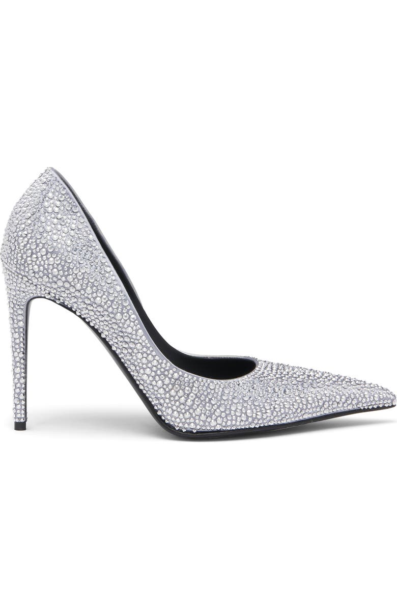 McQueen Skull Pump, Alternate, color, Bitumen