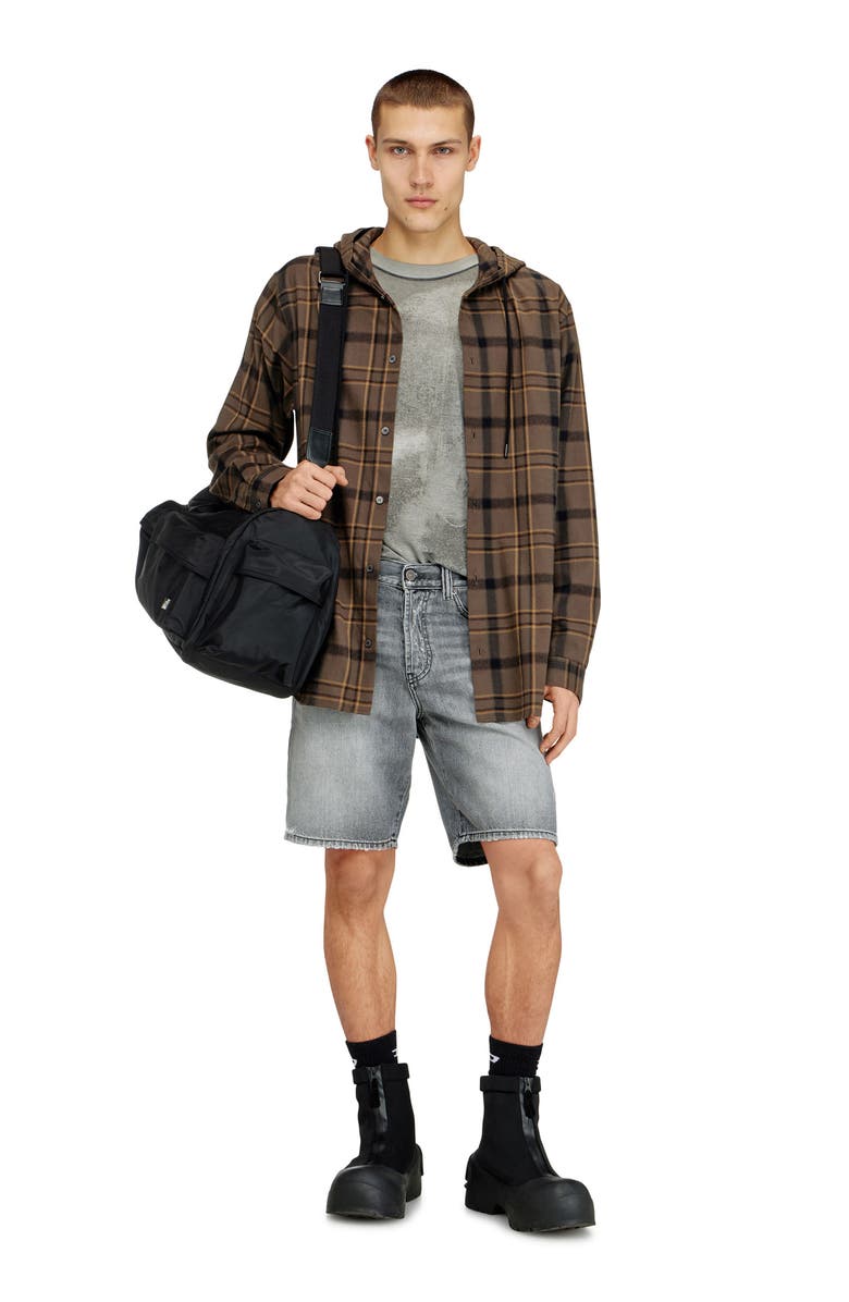 DIESEL<sup>®</sup> Regular-Short Distressed Denim Shorts, Alternate, color, 