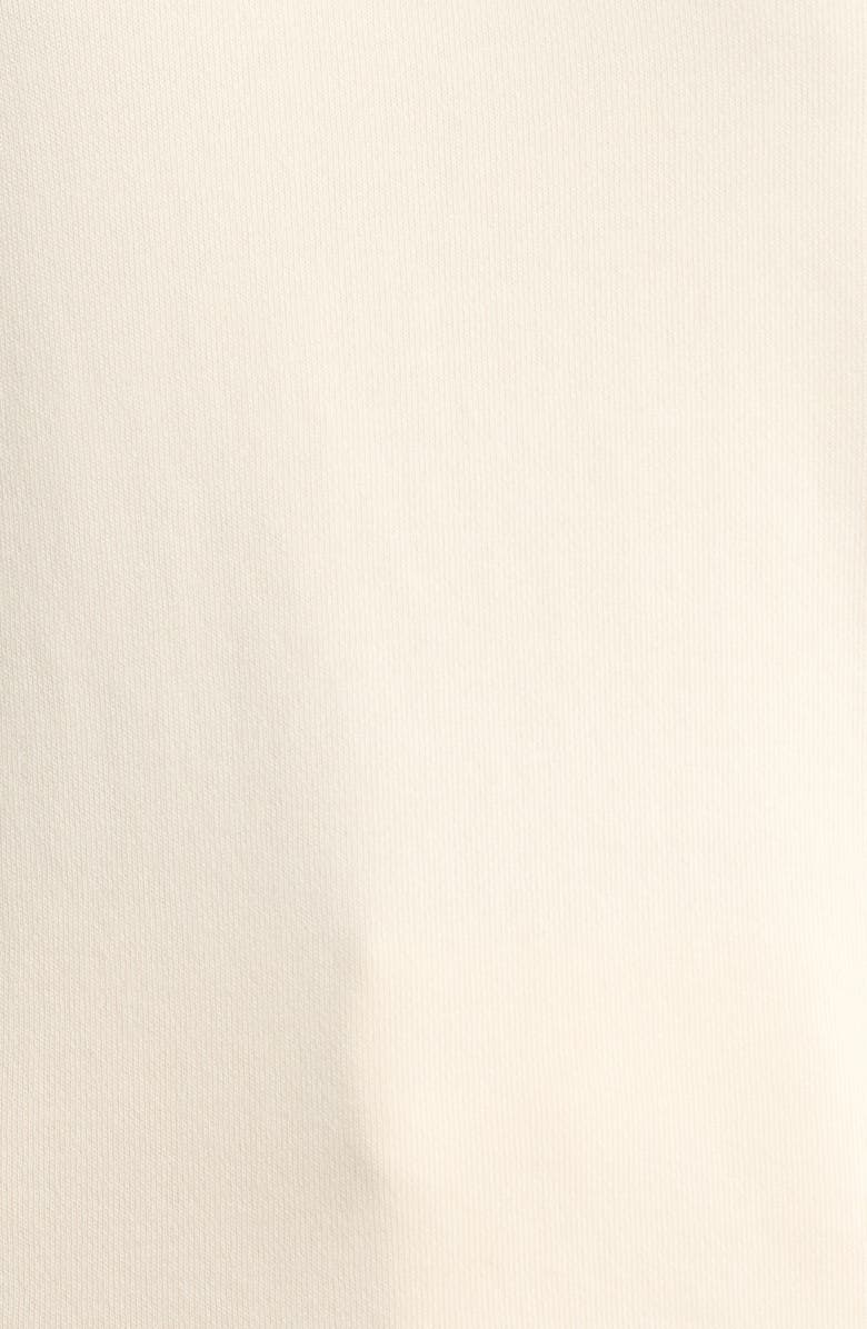 Isabel Marant Étoile Millyny Lips Embroidered Fleece Sweatshirt, Alternate, color, Ecru