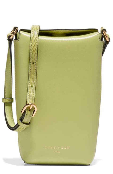 Clarisse Leather Phone Crossbody Bag