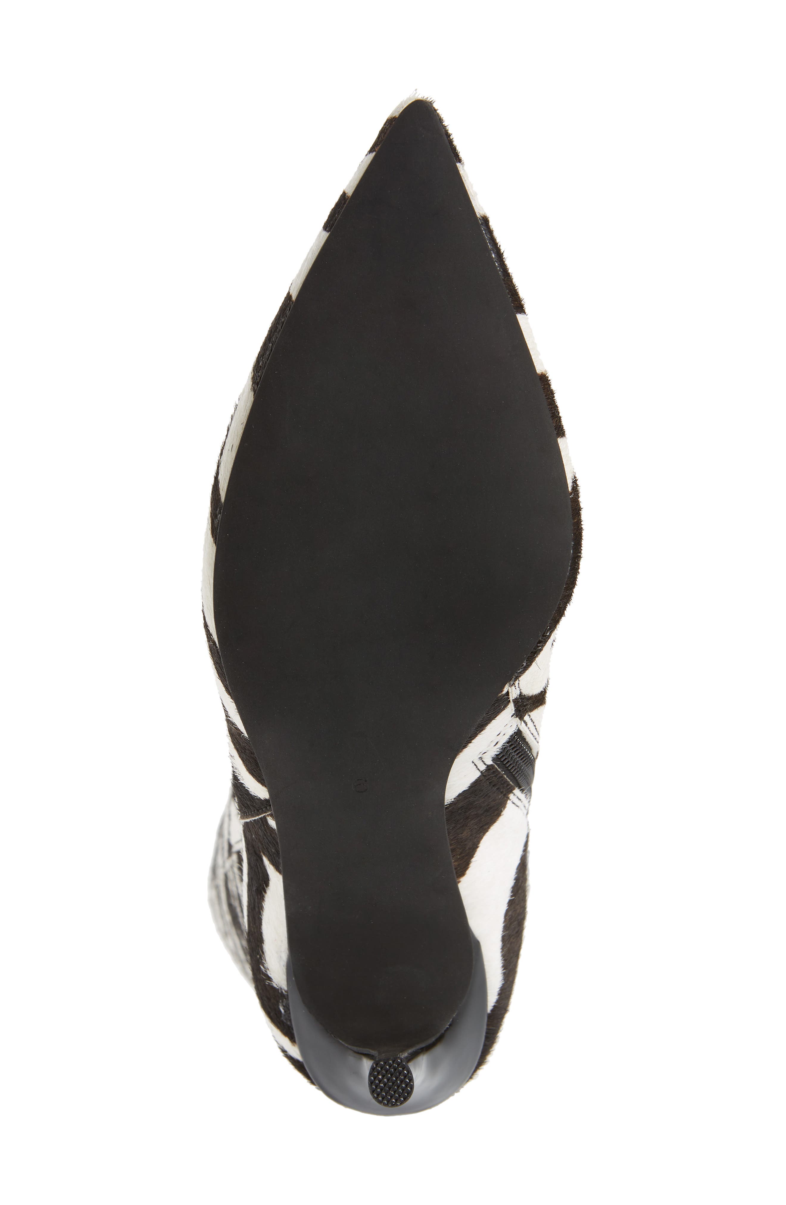 Jeffrey Campbell Arsen Genuine Calf Hair Knee High Boot, Alternate, color, 