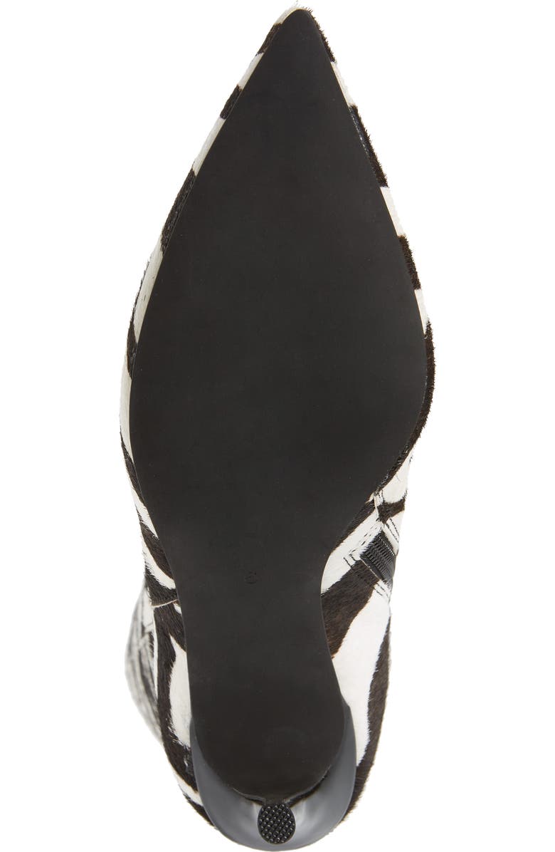 Jeffrey Campbell Arsen Genuine Calf Hair Knee High Boot, Alternate, color,