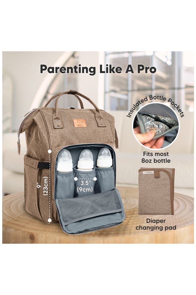 Original Diaper Bag, Alternate, color, Coffee Brown