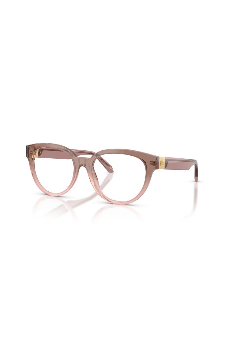 53mm Round optical glasses, Main, color, Brown