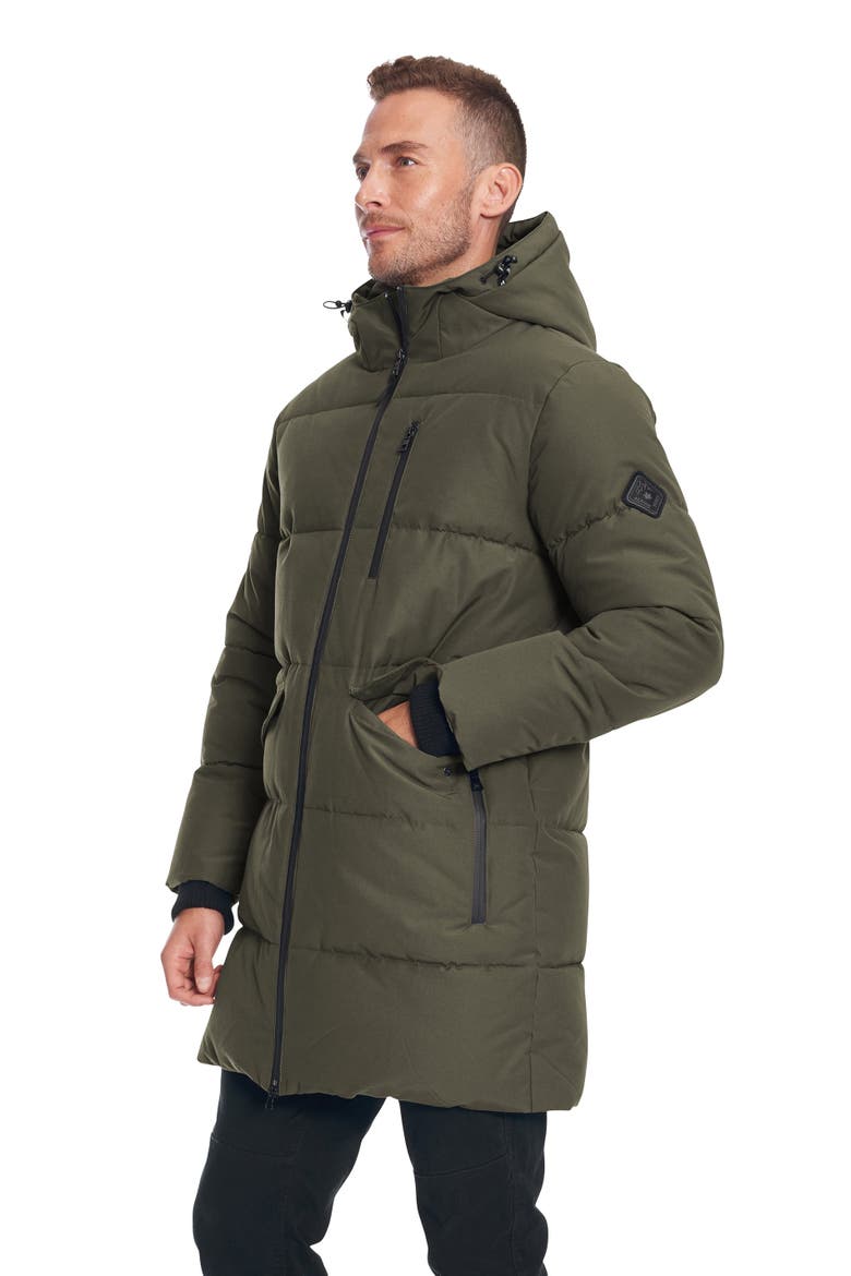 JASPER - Vegan Down Winter Puffer Coat, Alternate, color, OLIVE