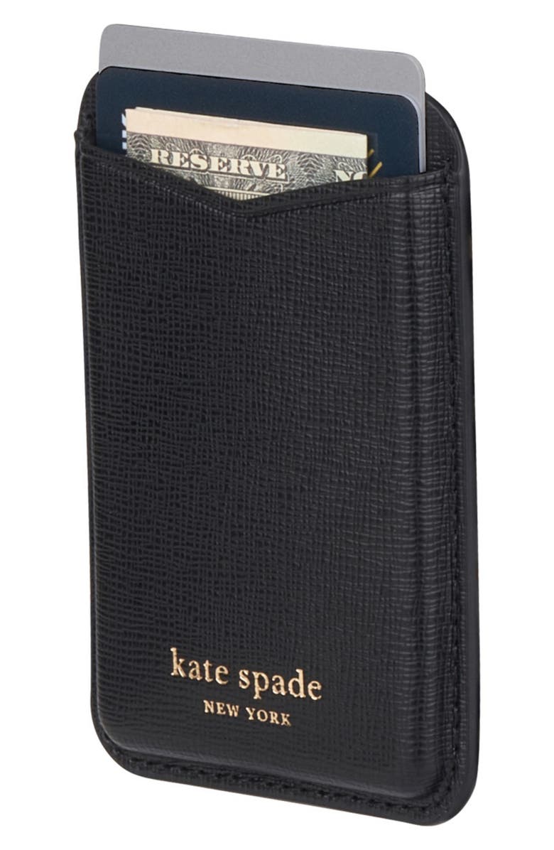 black magsafe card case