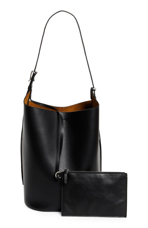 Proenza Schouler Brant Bucket Bag In Smooth Leather In Black