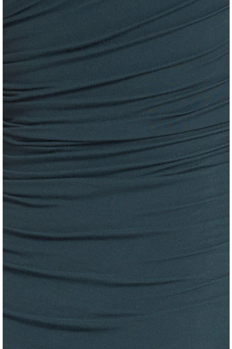'Ski Bunny' Ruched Jersey Sheath Dress, Alternate, color, PINE